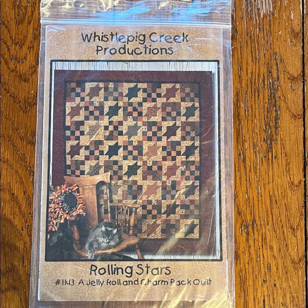Rolling Stars Patchwork Quilt Pattern
